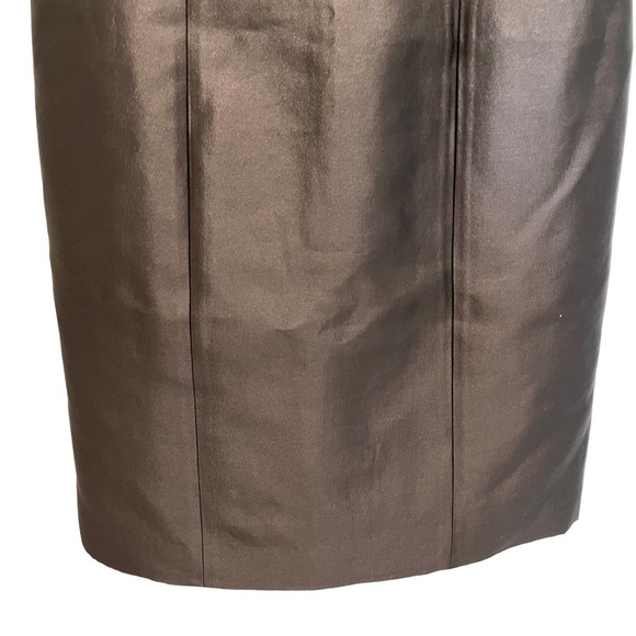 RICKIE Freeman for Teri Jon Black Wool Silk Jeweled Collar Cocktail Dress Size 4 - Picture 8 of 15